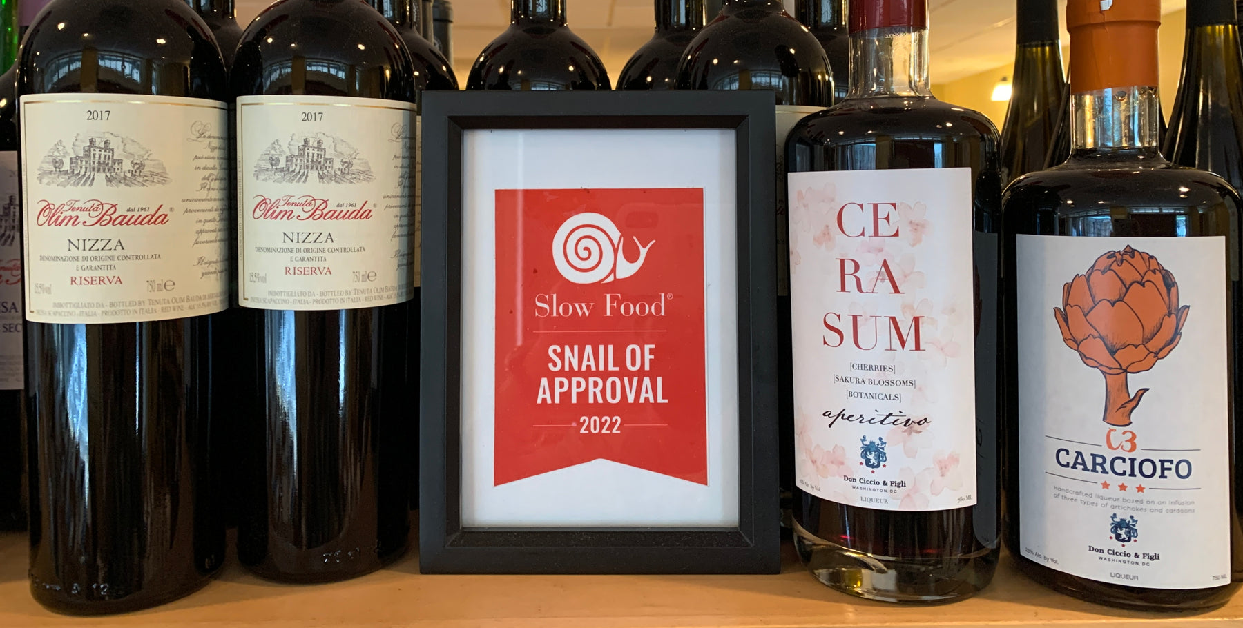 Weygandt Wines Awarded Slow Food DC's Snail of Approval