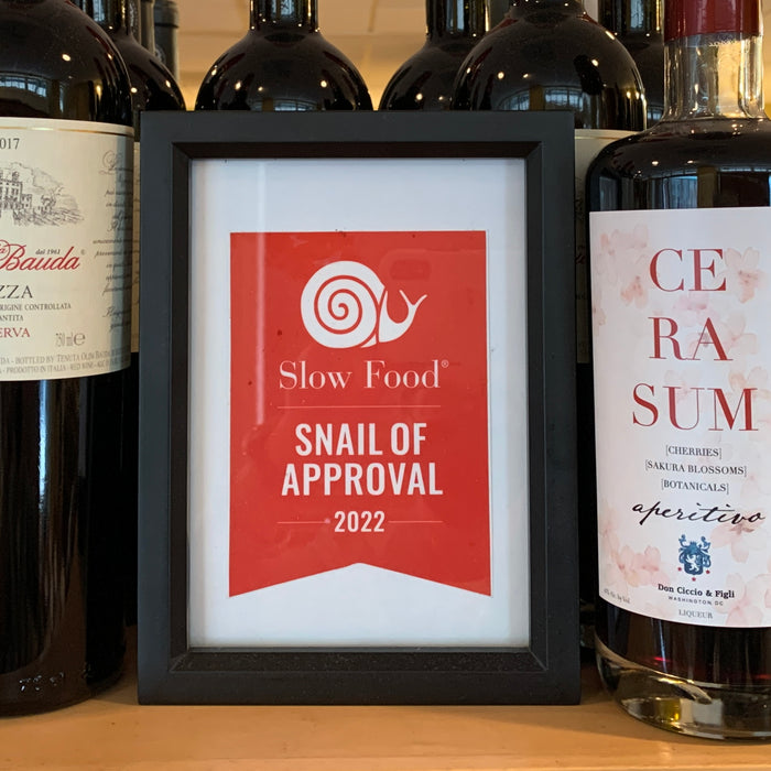 Weygandt Wines Awarded Slow Food DC's Snail of Approval