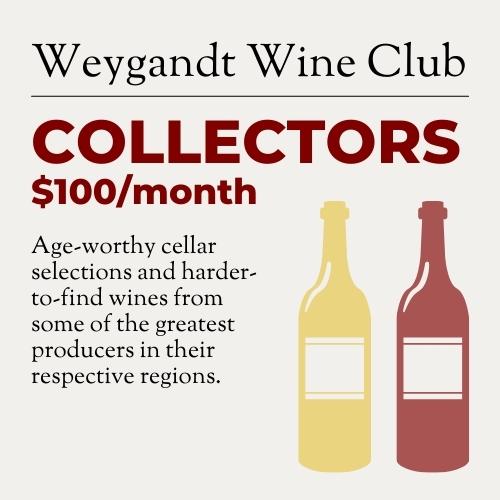 Weygandt Wine Club—Collectors (12 Months Prepaid)